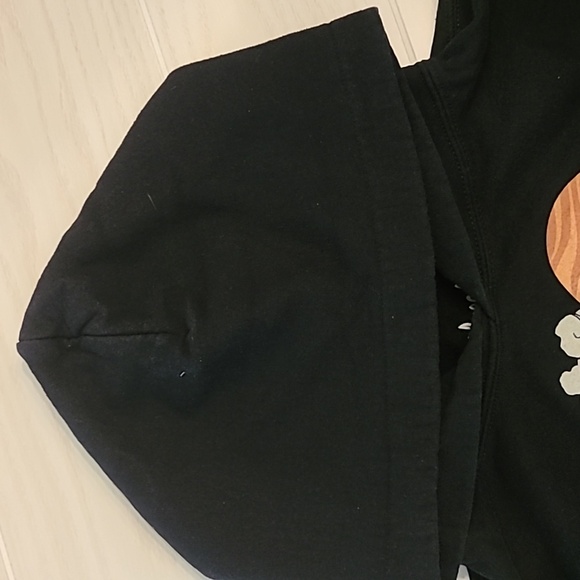 Threadless Black Hoodie Size Large Dragon Ramen Bowl - Picture 3 of 6